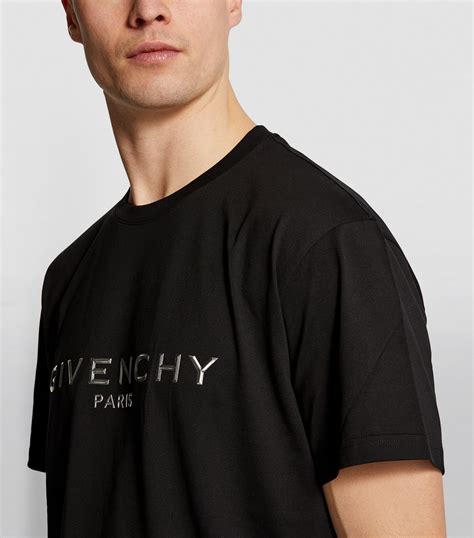 givenchy metallic logo t shirt|Givenchy t shirt euro.